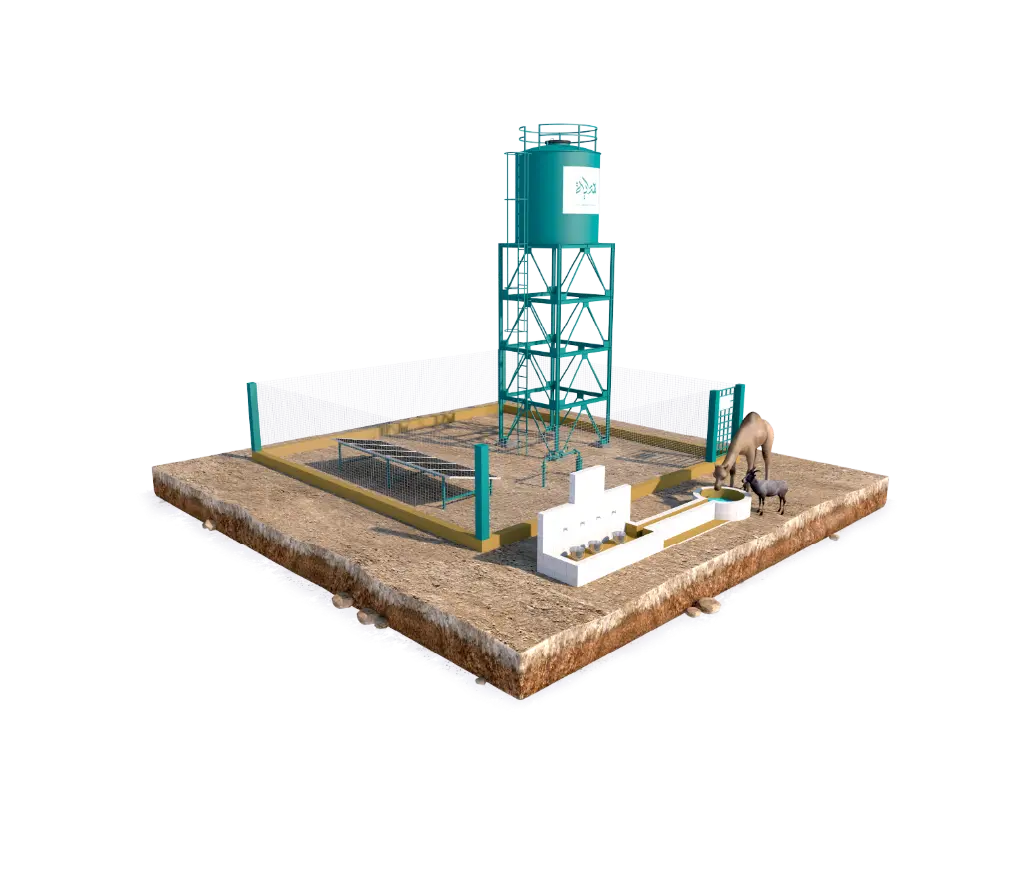 Large Artesian Well in Niger | With 5000 Liter Tank