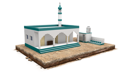 Small Mosque | Area of 64 Square Meters
