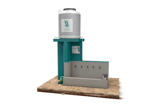 Large Artesian Well | With Manual and Electric Pump and a 1000-liter Tank