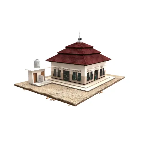 Large Mosque in Indonesia | Area of 106 Square Meters